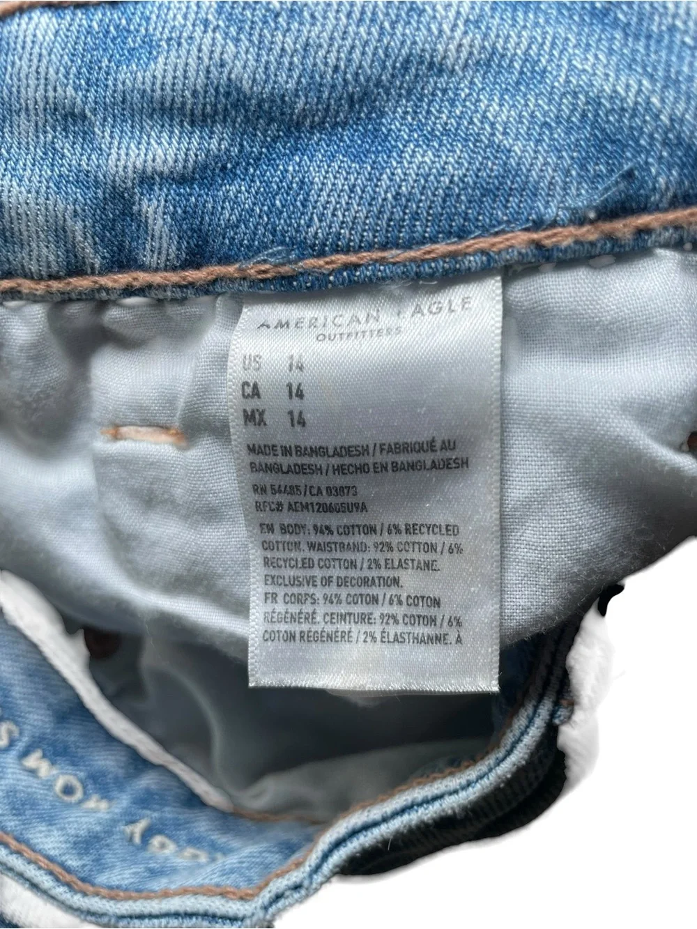 American Eagle Baggy Mom Denim Shorts – Size 14